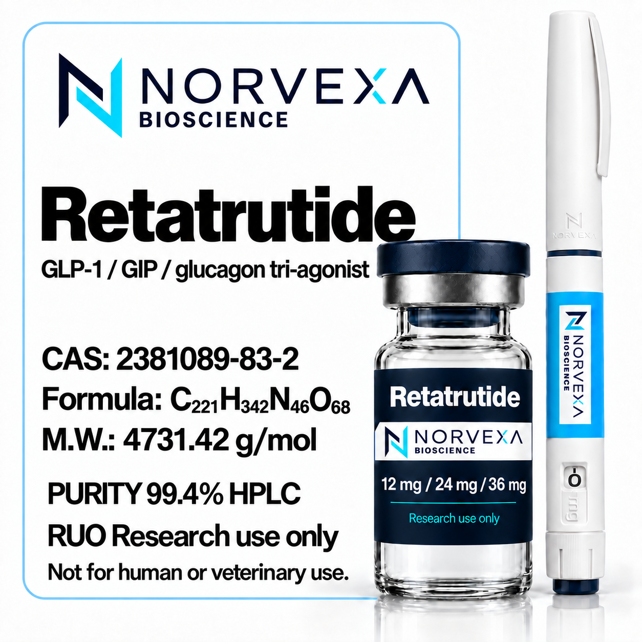 Retatrutide research product