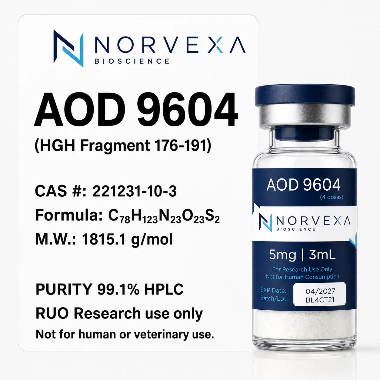 AOD 9604 research product