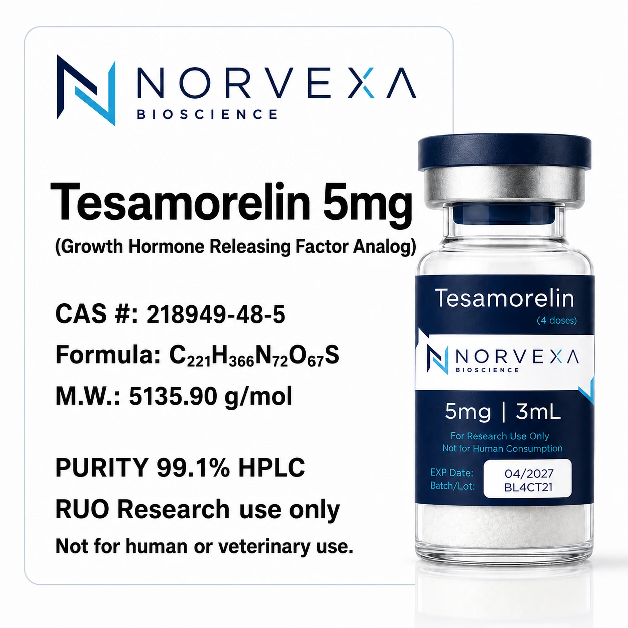 Tesamorelin research product