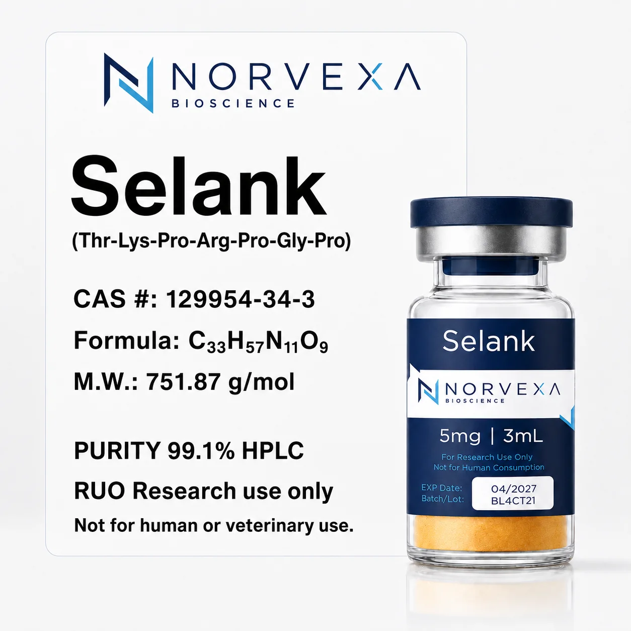 Selank research product